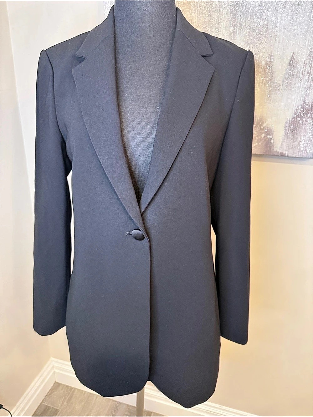 Theory Women's Blazer in Black with split back